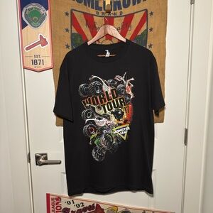*NWOT* 2017 MONSTER JAM World Tour Graphic T-Shirt Alstyle Tag (L)